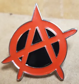 ANARCHY ENAMEL BADGE