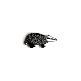 Badger Enamel Pin