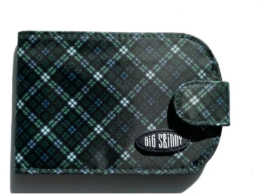 Big Skinny Women's Taxicat Bi-Fold Slim Wallet, Holds Up to 25 Cards