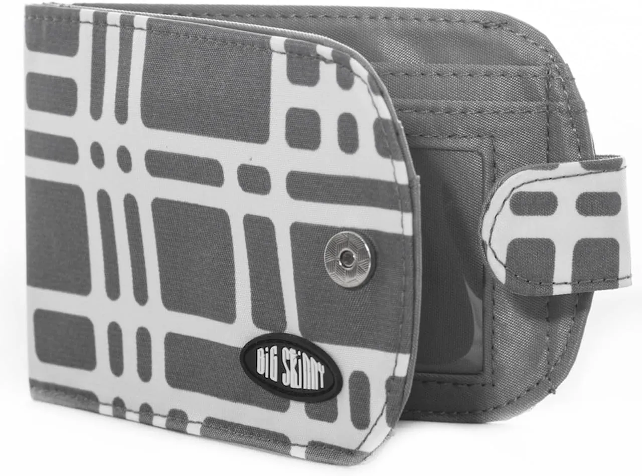 Big Skinny Women's Taxicat Bi-Fold Slim Wallet, Holds Up to 25 Cards