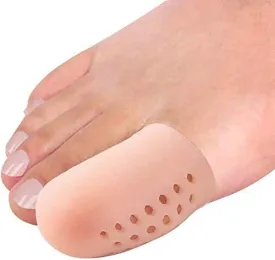Big Toe Caps Protectors, 10 Pack Toe Protectors Sleeves, Breathable Silicone Toe Protector, Provides Pain Relief from Corns, Blisters, Missing Or Ingrown Toenails for Woman and Man. Beige Beige -10pcs