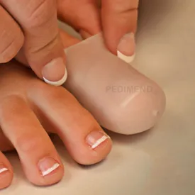 Big Toe Protector Silicone by PEDIMEND Toe Sleeves For Blisters, Corns, Toenails Loss, Ingrown Toenails, Friction Pain Relief & More - For Men & Women - Foot Care (1PAIR)