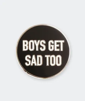 BLACK ENAMEL BADGE