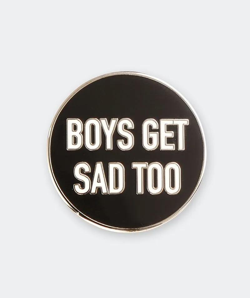 BLACK ENAMEL BADGE