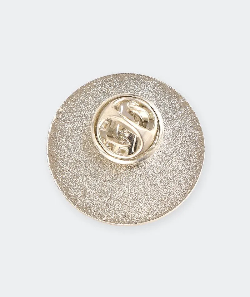 BLACK ENAMEL BADGE