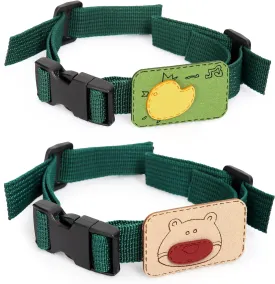 C-ZOFEK Backpack Chest Strap Adjustable Sternum Buckle Strap With Badge Applique 2PCS (Set B)