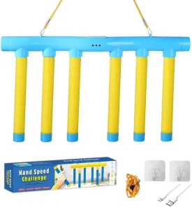 Catching Sticks Game,Catch The Stick Reflex Game,Catching Stick Game,Drop Stick Game for Adults Kids,Training Catch Game,Stick Catching Game,Adjustable Speed Catching Game
