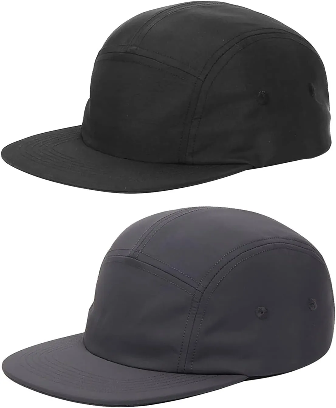 COOLSOME 5 Panels Hat Basic Daily Wear Breathable Quick Dry Cap