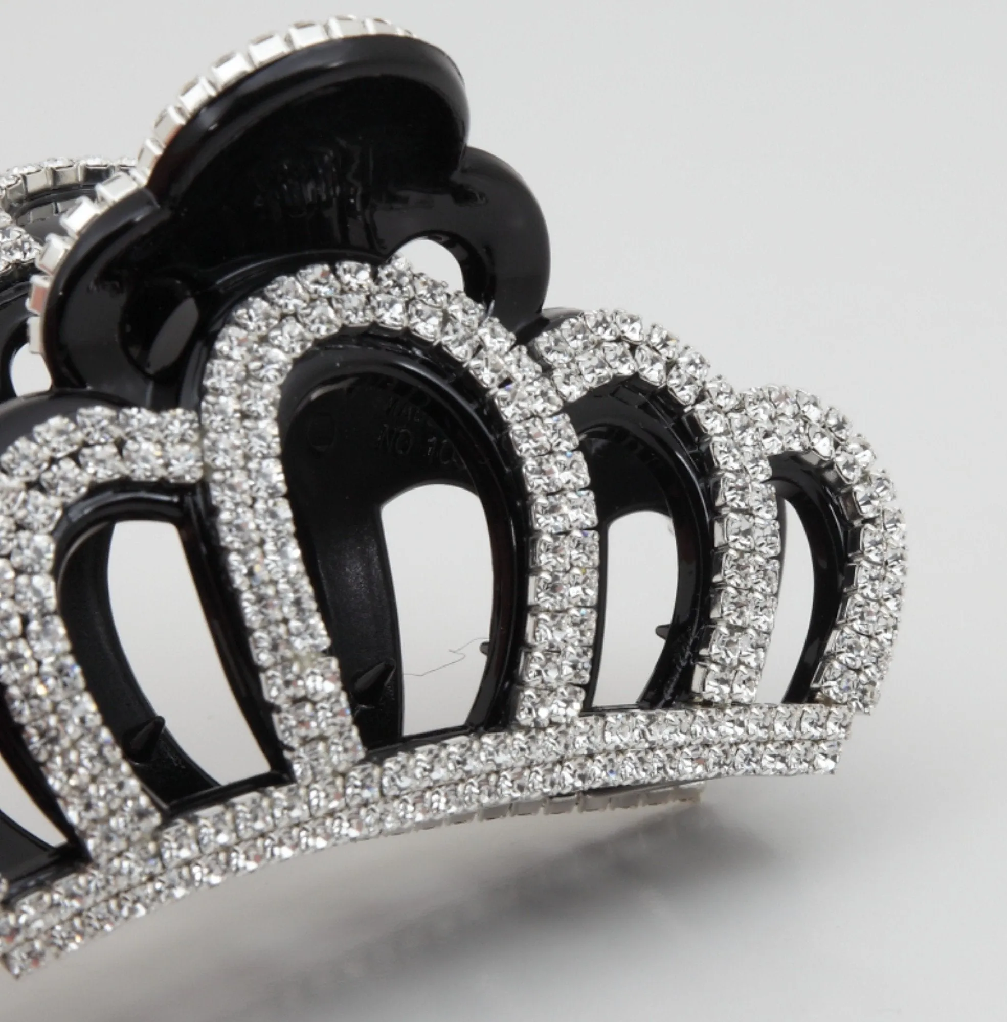 Dazzling Crown Luxury Cubic Decorative Hair Claw Clamp Gift Rhinestone-Series-16