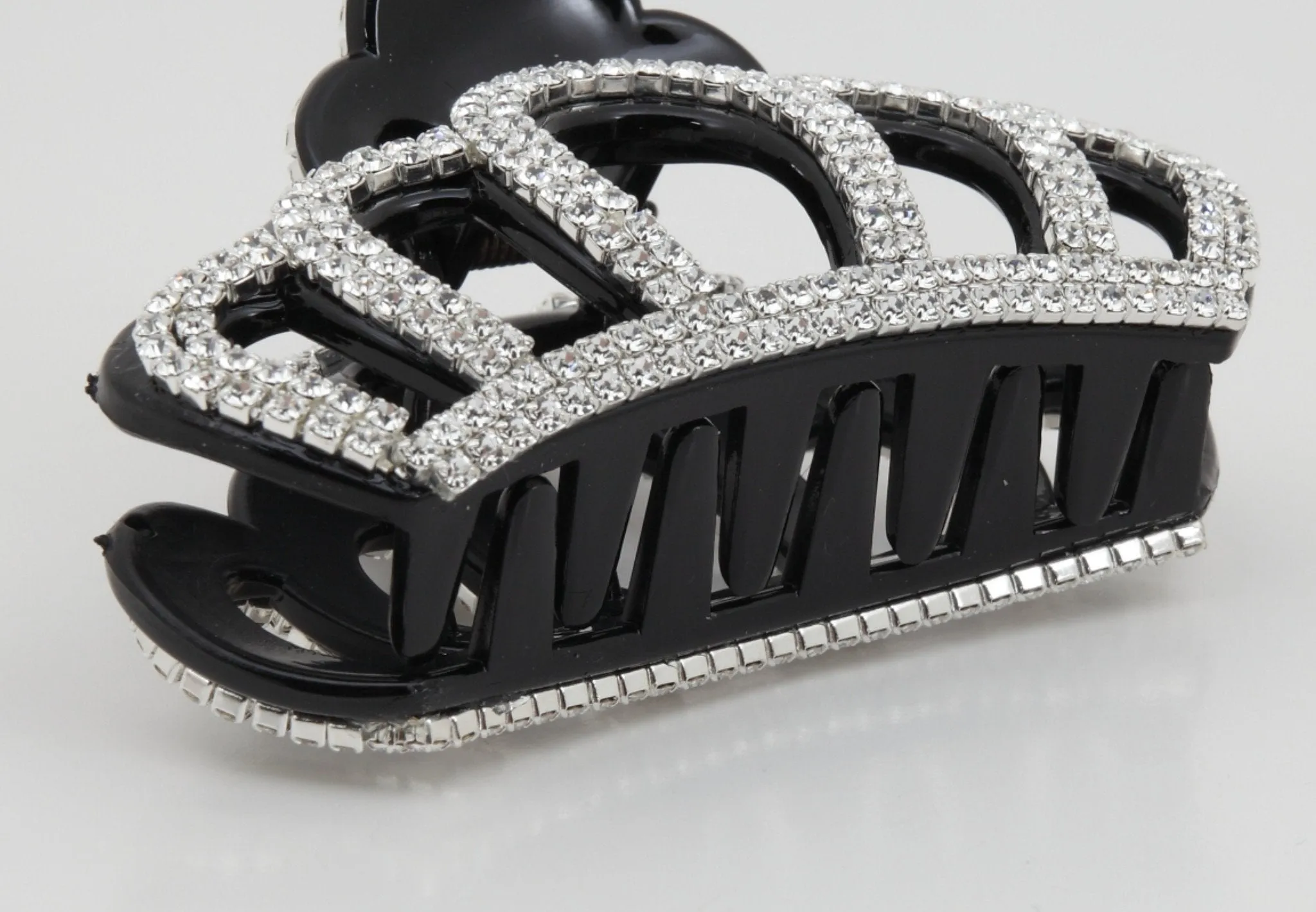 Dazzling Crown Luxury Cubic Decorative Hair Claw Clamp Gift Rhinestone-Series-16