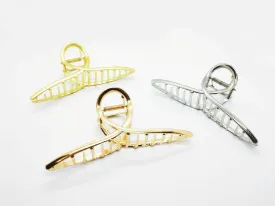 Elegant Twisted Alloy Hair Claw Clip