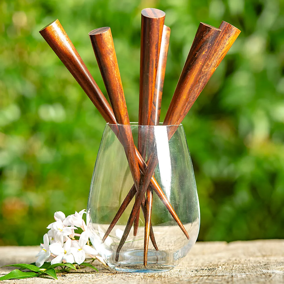 Elegant Wooden Hair Stick