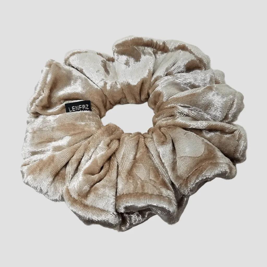 French Vanilla Velvet Scrunchie - Sage Green Mini Perfume Spray Btl.