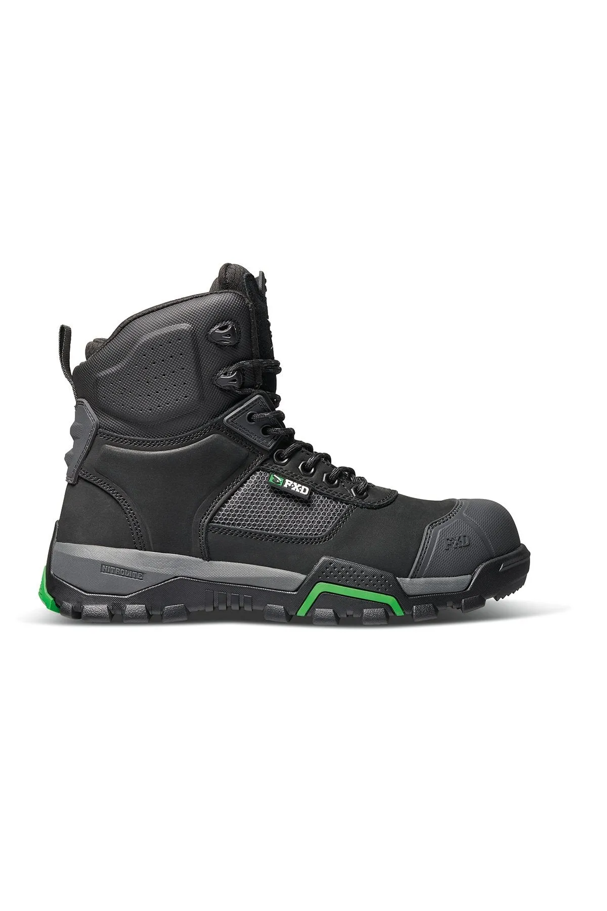 FXD WB-1 6.0 NITROLITE COMPOSITE WORK BOOTS (BLACK)
