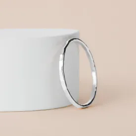 Hammered Stacking Ring