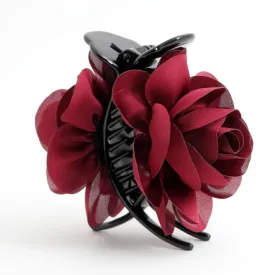 Handmade 3 prong Flower Floral  Lovely Long Height Hair Jaw  Claw Clip