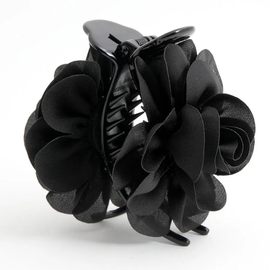 Handmade 3 prong Flower Floral  Lovely Long Height Hair Jaw  Claw Clip
