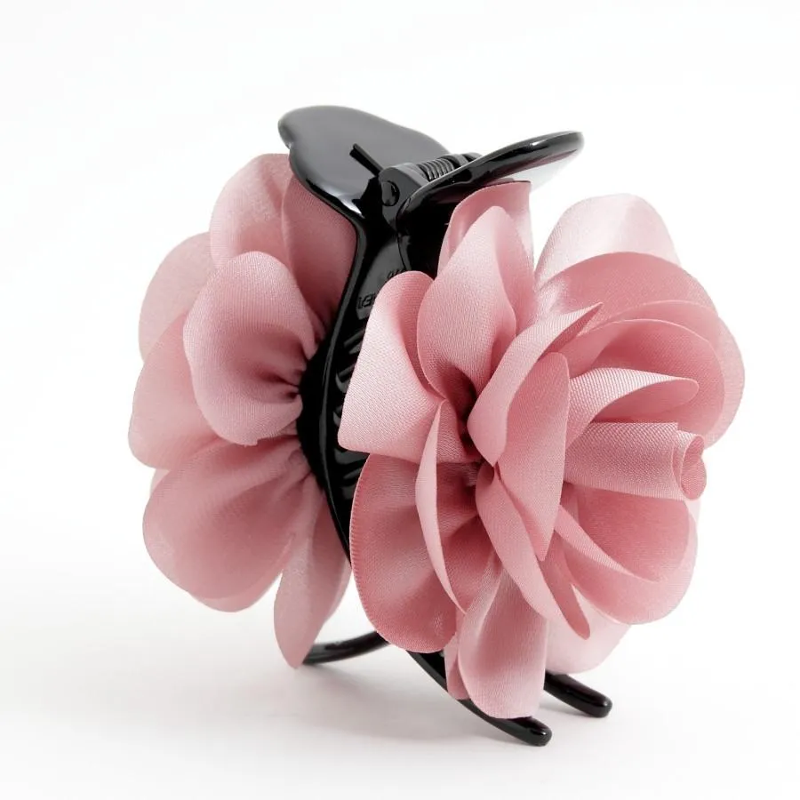 Handmade 3 prong Flower Floral  Lovely Long Height Hair Jaw  Claw Clip
