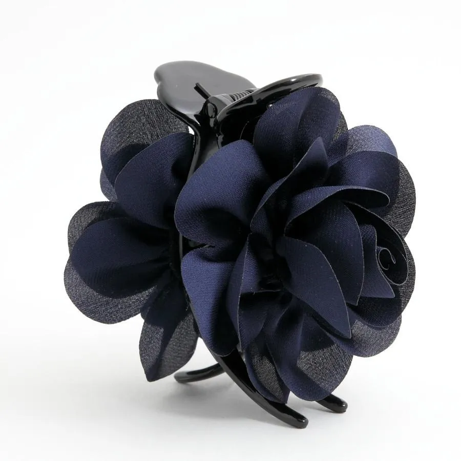 Handmade 3 prong Flower Floral  Lovely Long Height Hair Jaw  Claw Clip