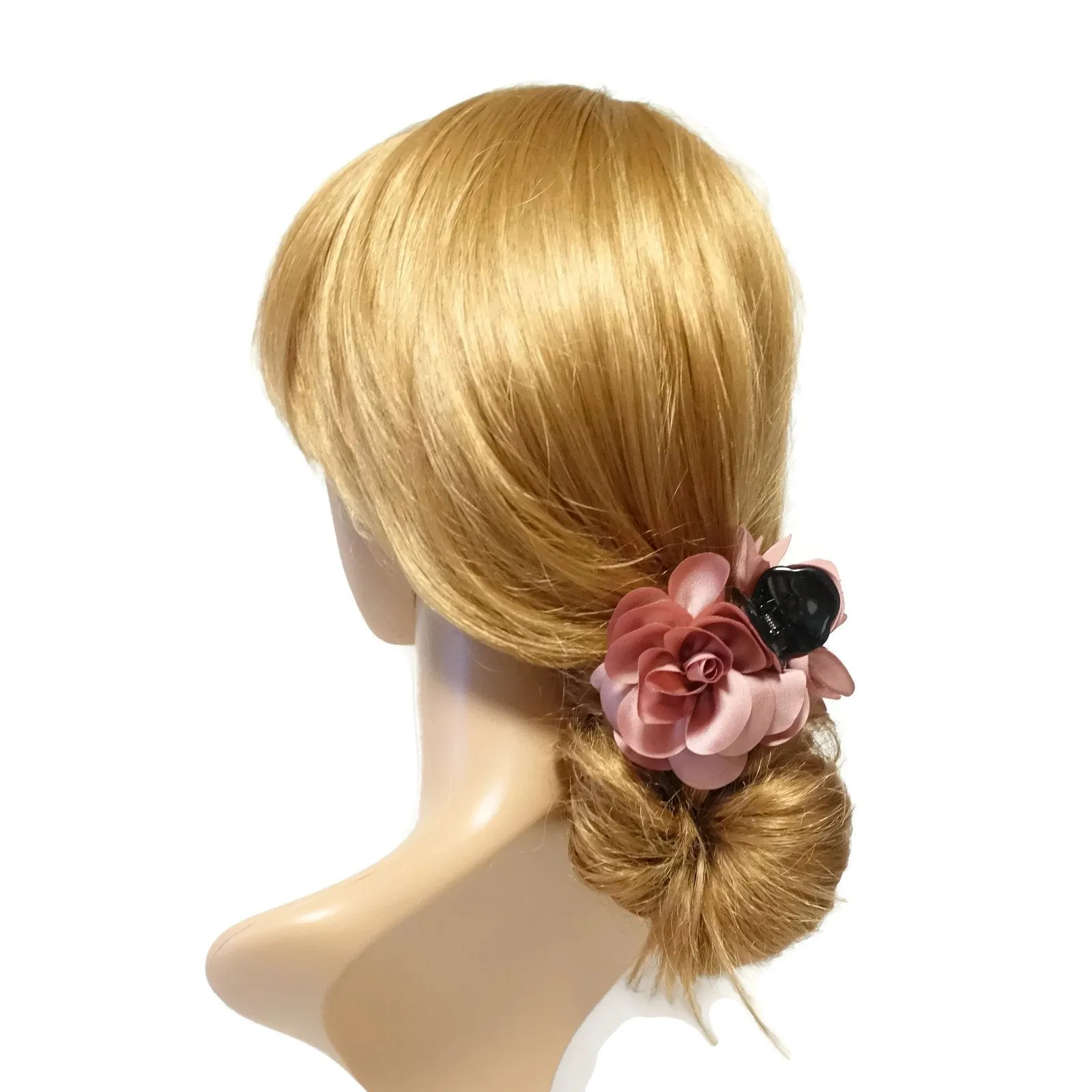 Handmade 3 prong Flower Floral  Lovely Long Height Hair Jaw  Claw Clip