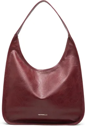 Hobo Purse, PU Leather Shoulder Bag, Tote Handbag for Work and Travel