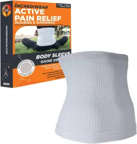 Incrediwear Body Sleeve  Back Support Sleeve for Lower Back Pain Relief and Lumbar Support, Helps with Inflammation & Swelling, Supports Recovery from Injuries and Surgeries