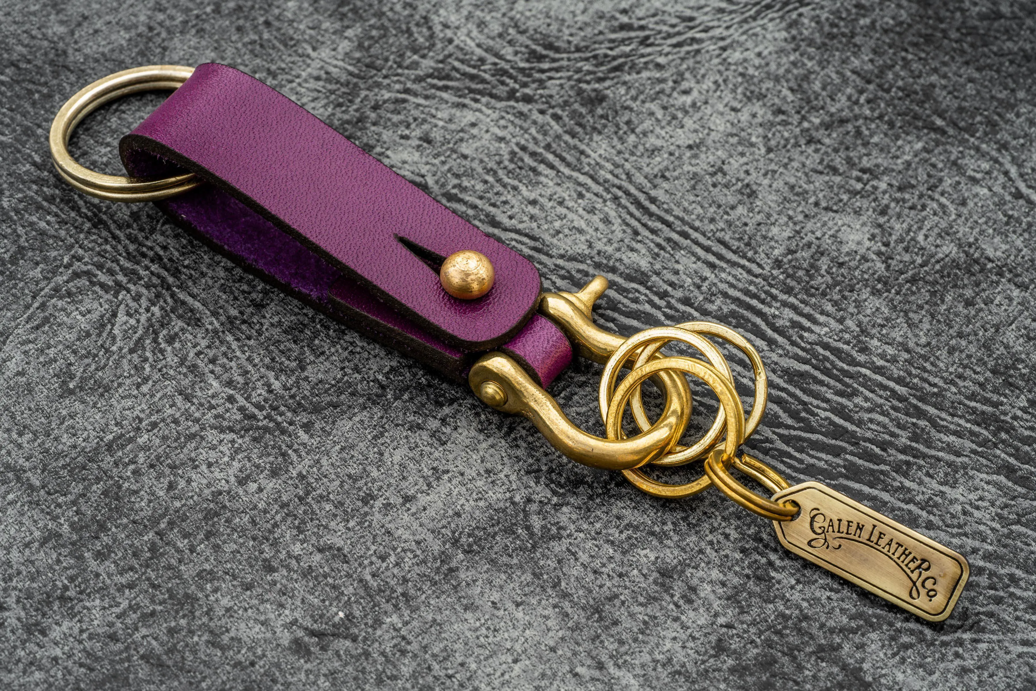 Leather Key Fob - California