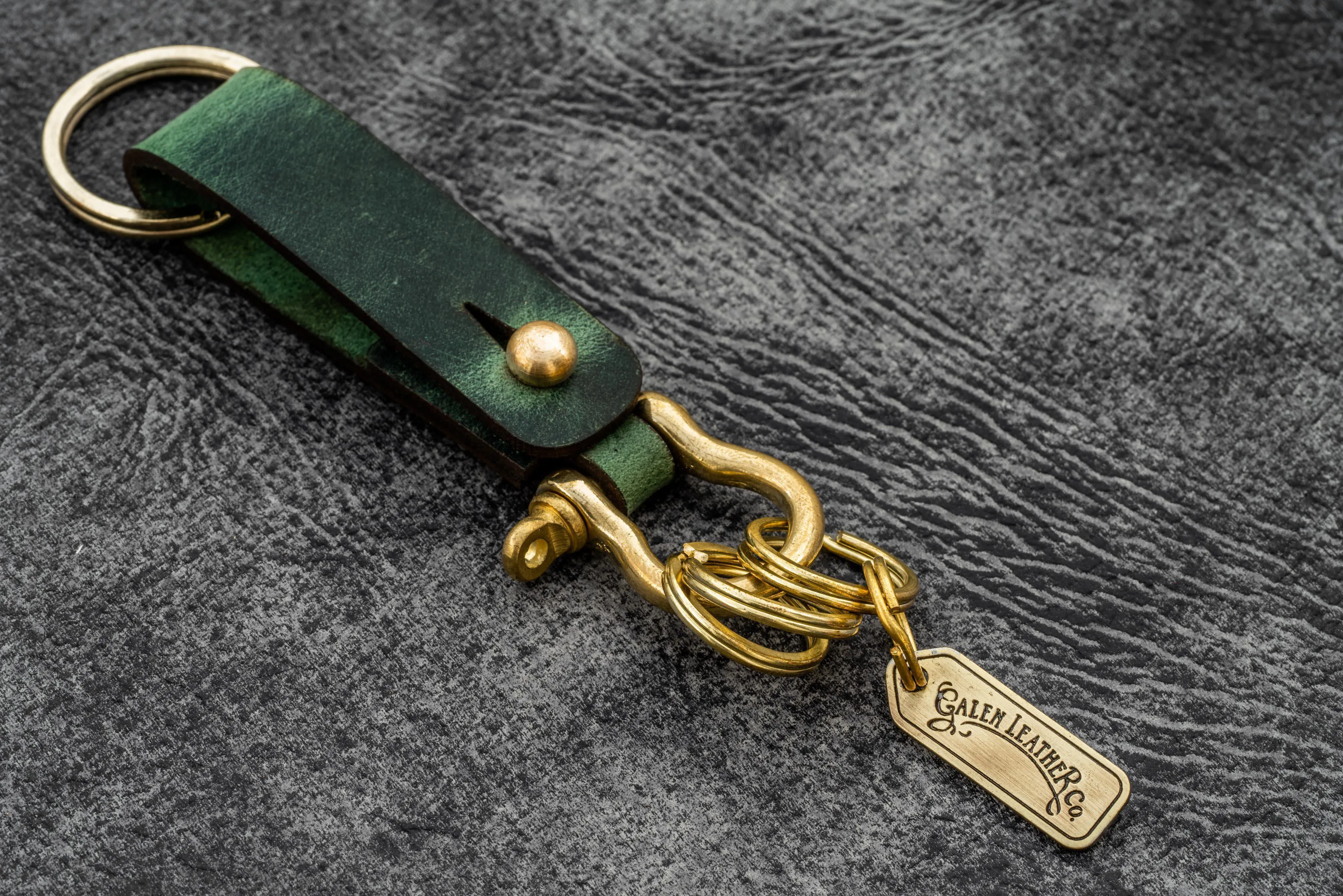 Leather Key Fob - California