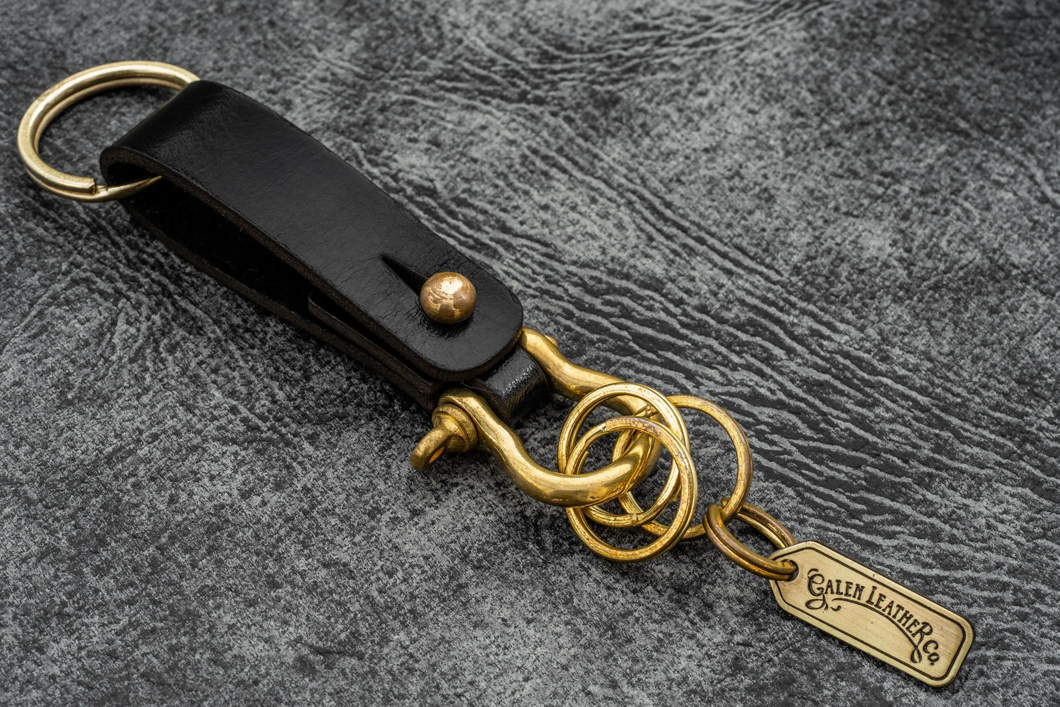 Leather Key Fob - California