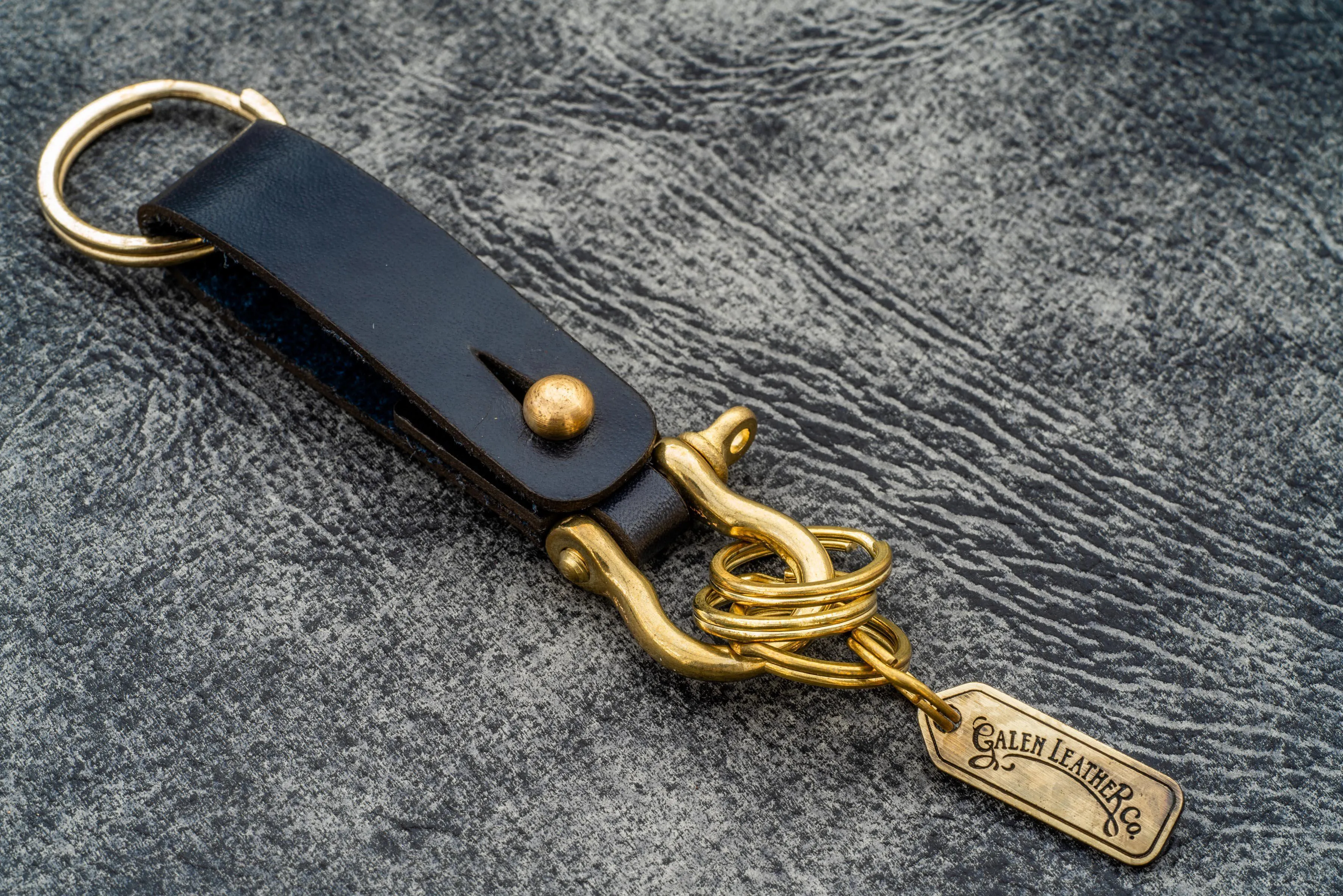 Leather Key Fob - California