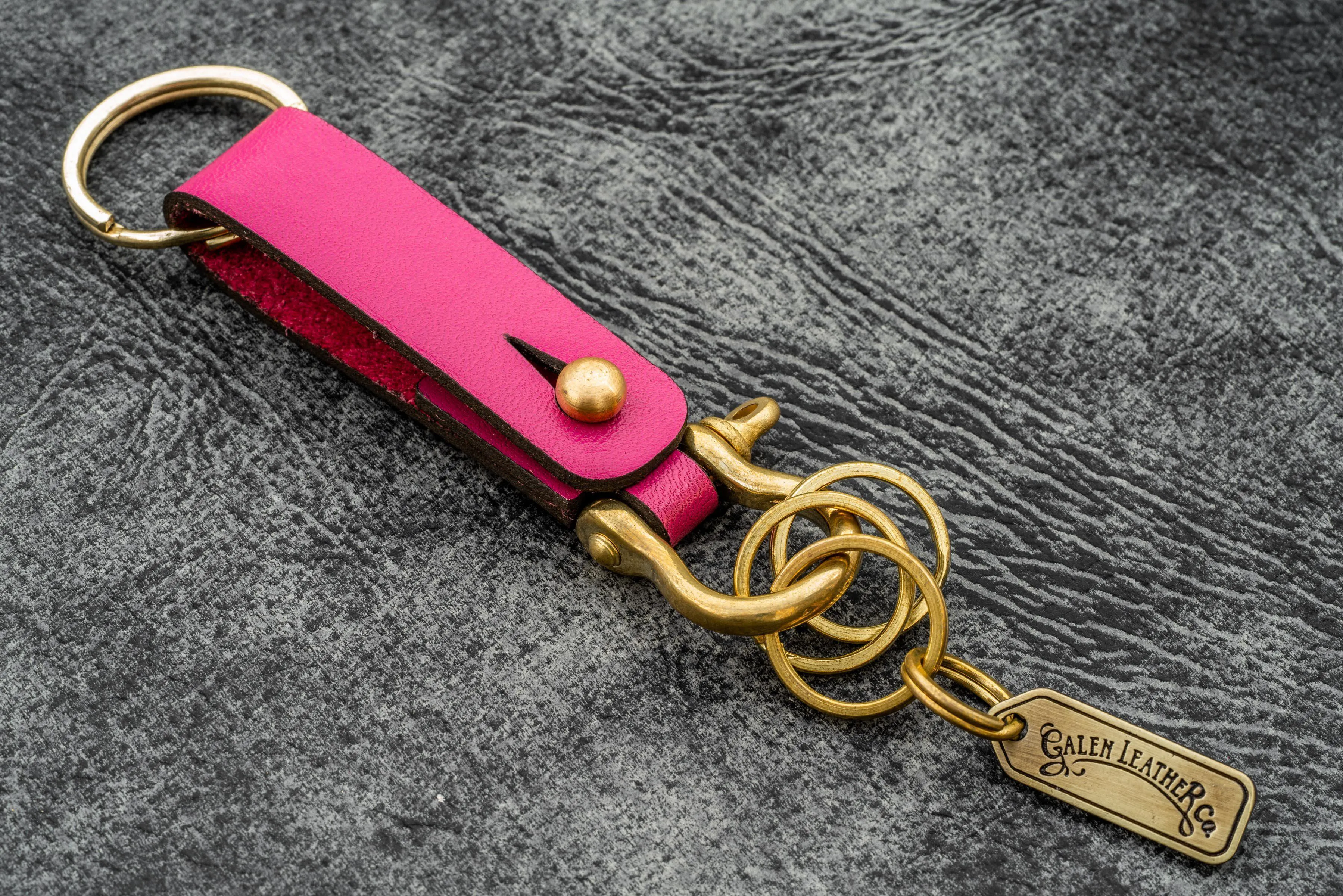 Leather Key Fob - California
