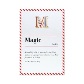 M/Magic Pin Badge and Card