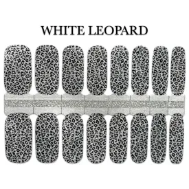 Nail Wrap - White Leopard