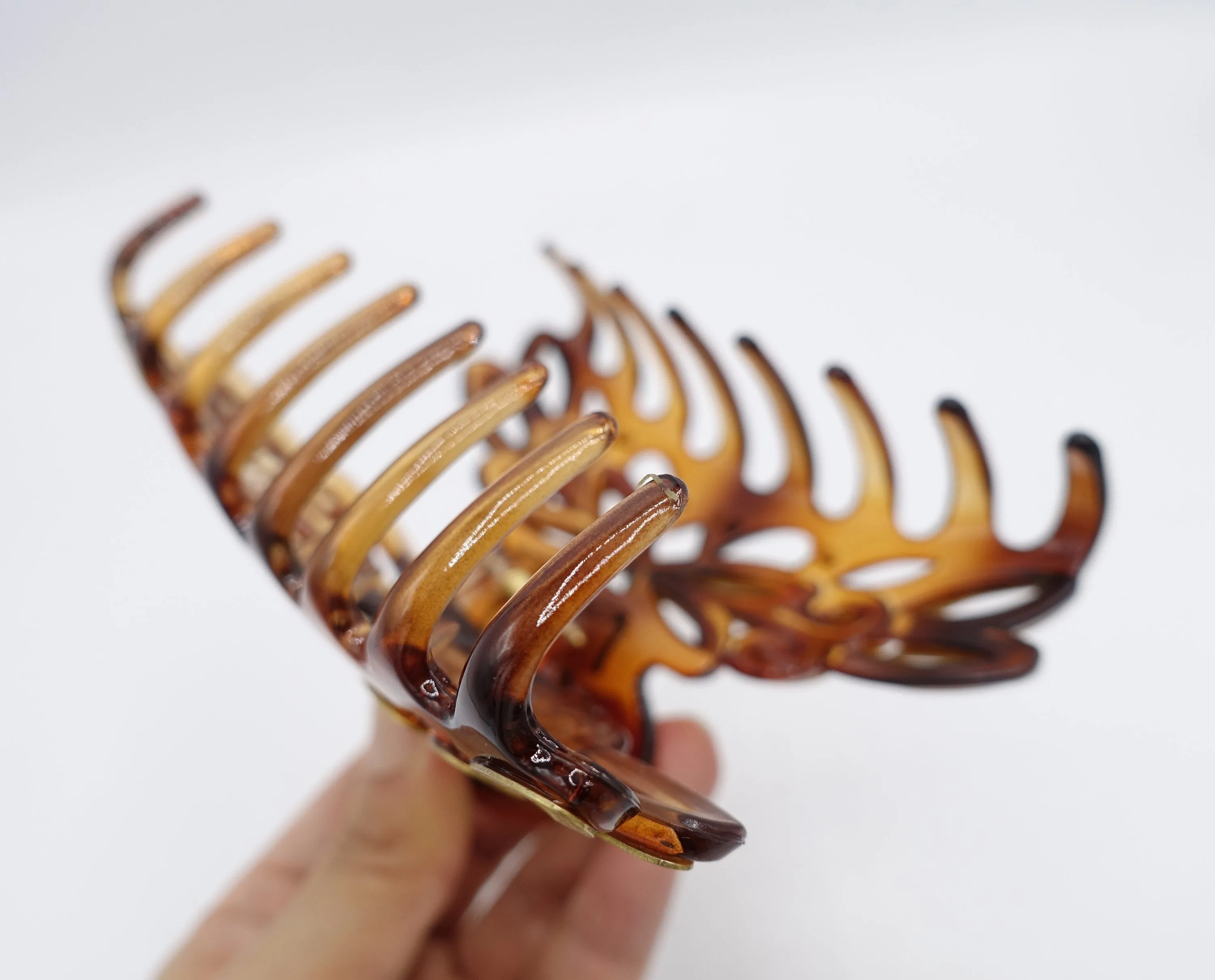 open work hair claw, golden metal hair claw,luxury style hair clamp for women