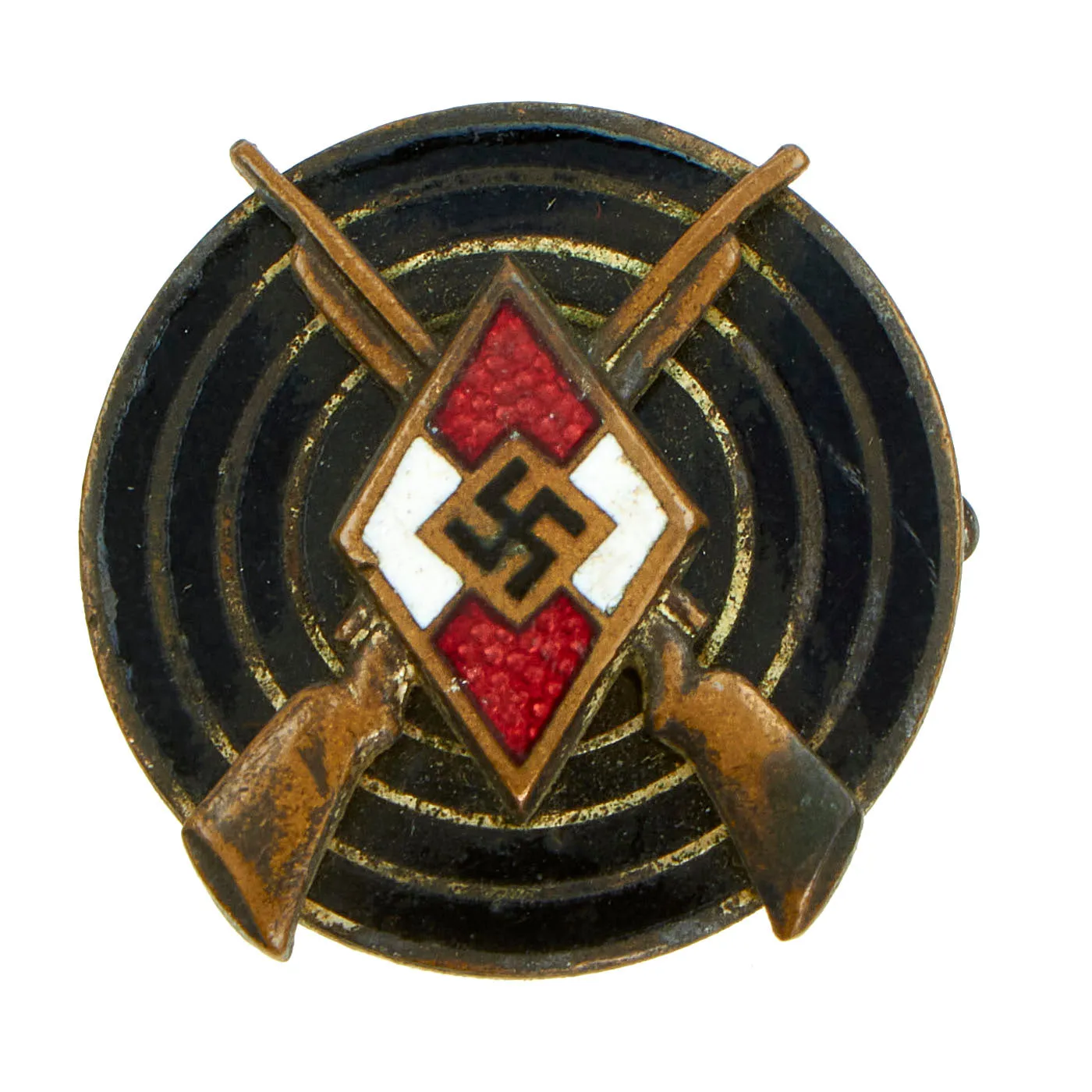 Original German WWII HJ Youth Marksmanship Proficiency Badge - RZM M1/63 (Steinhauer & Lück)