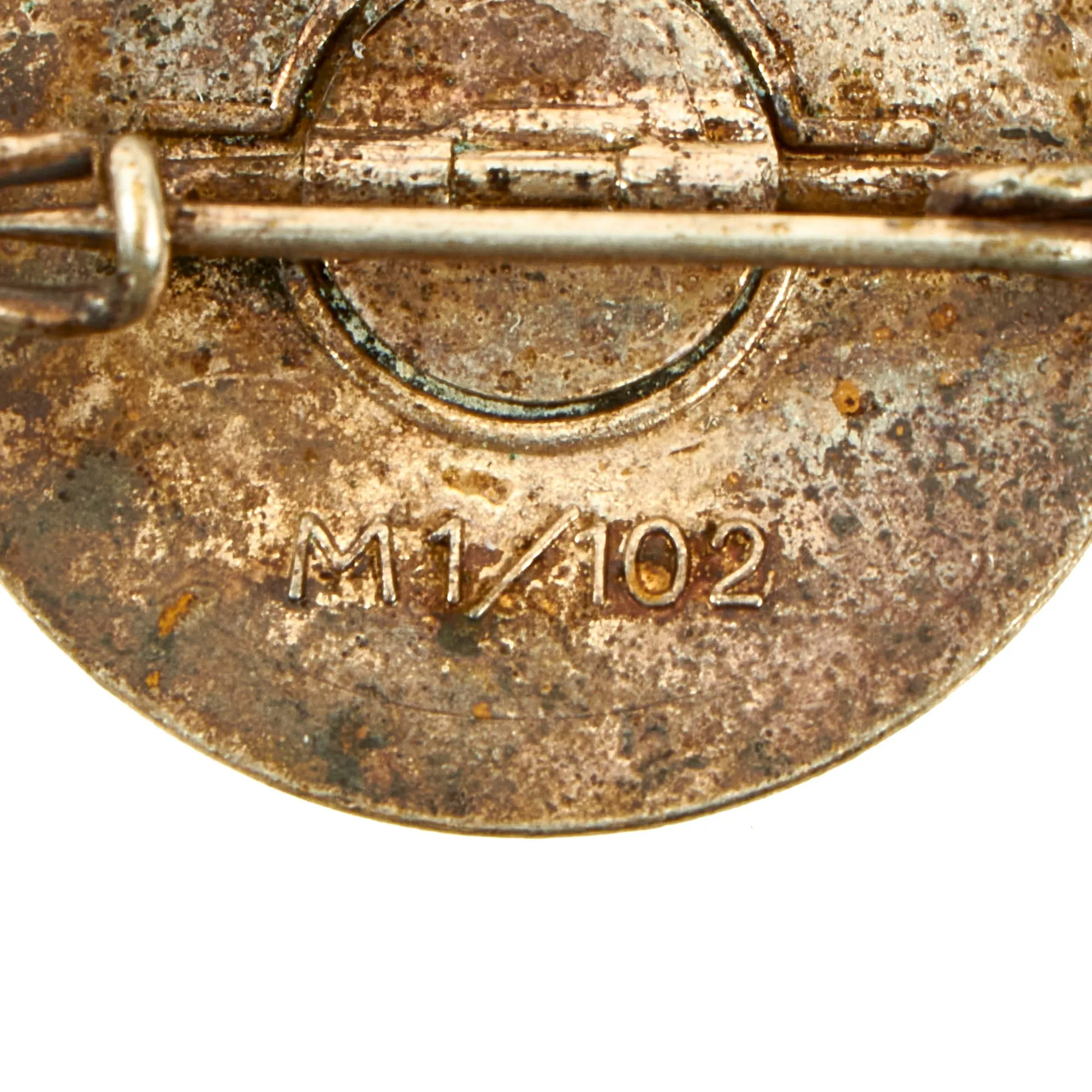 Original German WWII HJ Youth Sharpshooter Marksmanship Proficiency Badge by Frank & Reif of Stuttgart - RZM M1/102