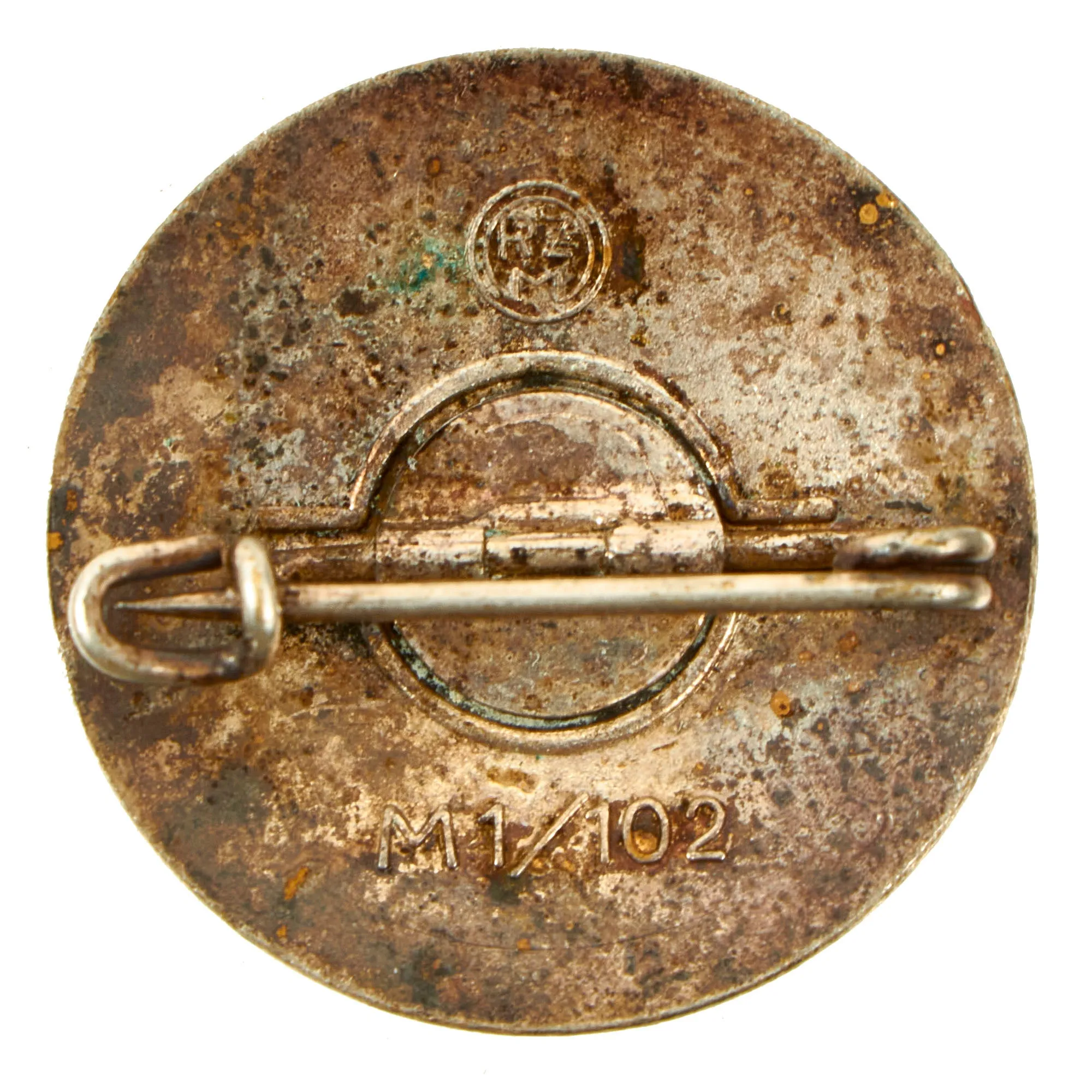 Original German WWII HJ Youth Sharpshooter Marksmanship Proficiency Badge by Frank & Reif of Stuttgart - RZM M1/102