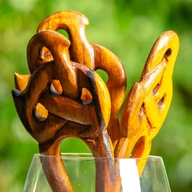 Premium Celtic Knot Wooden Hair Stick