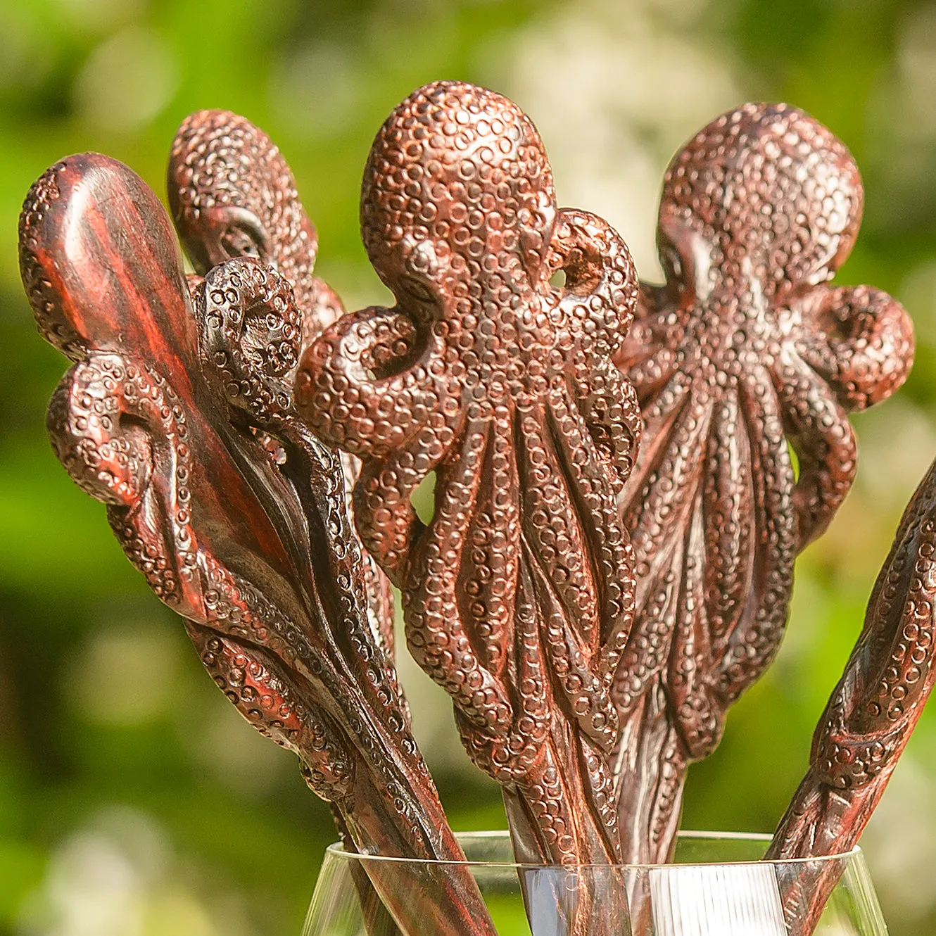Premium Octopus Single Prong Hair Stick