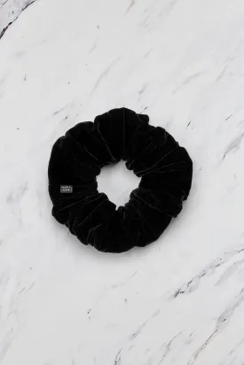 Small Velvet Shaping Scrunchie – Black