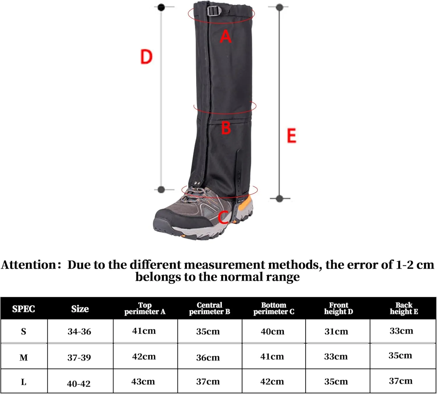 Tlswshsy Leg Protectors for Weed Eating-Waterproof Leg Guards for Trimming-Adjustable Lawn Care Leg Protection for Men and Women (Black)