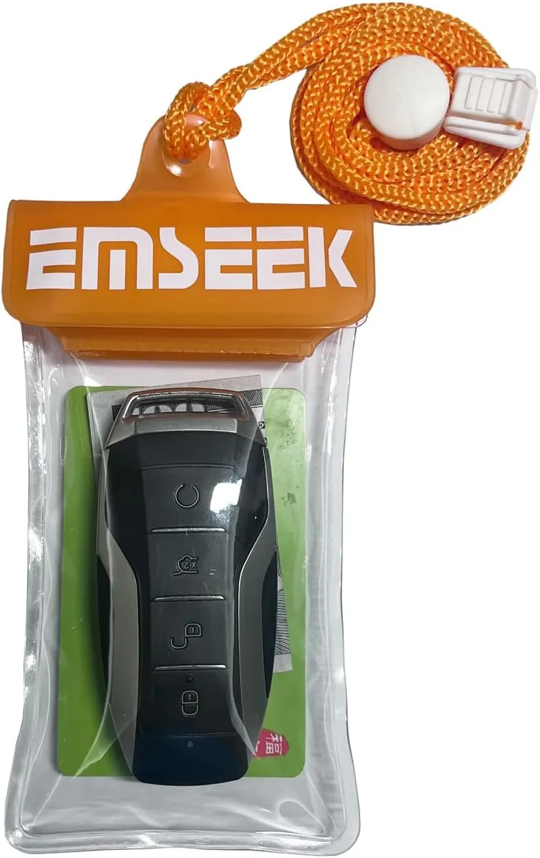 Waterproof Car Key Fob Case Swim Dry Key Shell Bag Surf Wallet Waterproof Holder Pouch for Key ID Credit Card