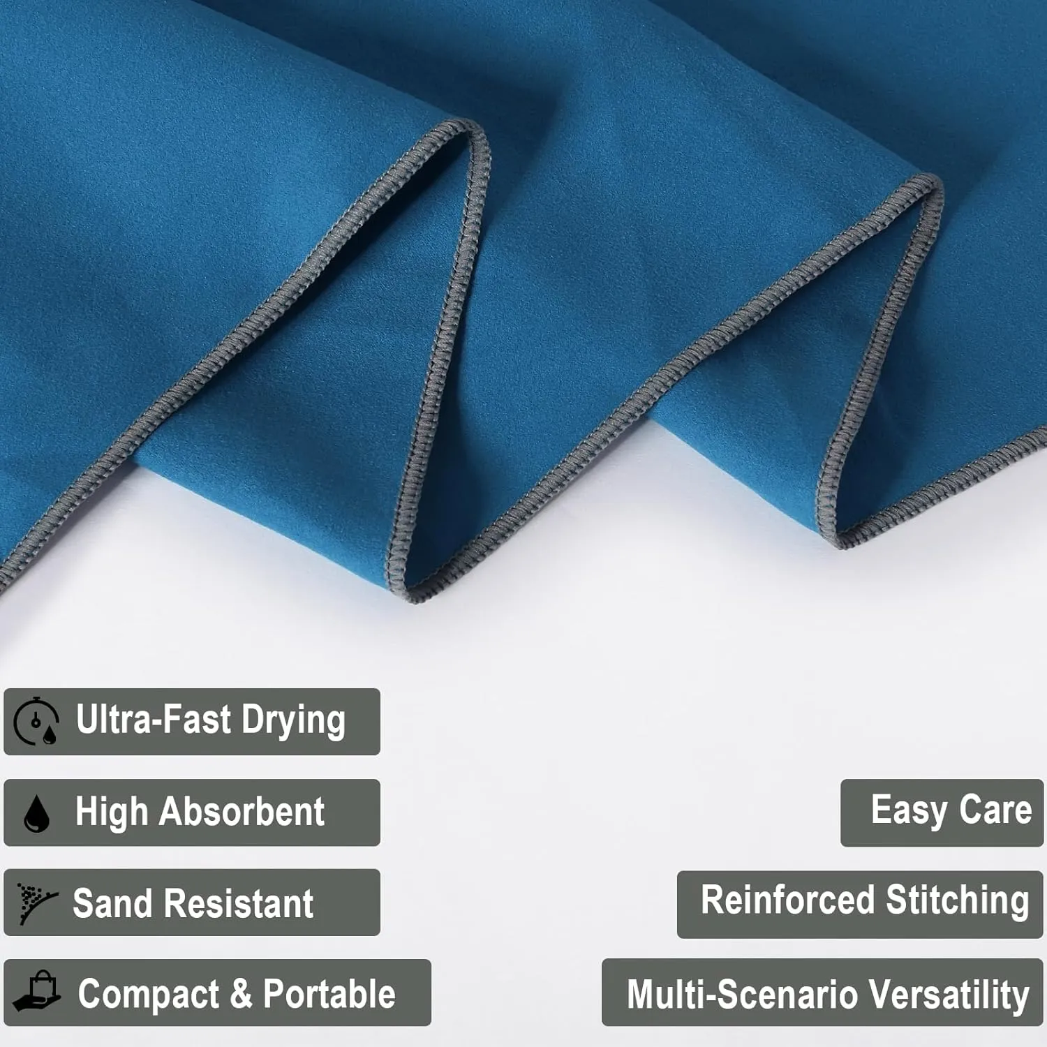 Your Choice Quick Dry Towel - Super Absorbent Microfiber for Gym, Travel, Camping | Ultra Compact & Lightweight